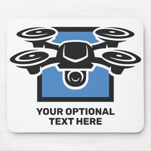Benutzerdefinierter Text-Drossel Mousepad (Vorne)