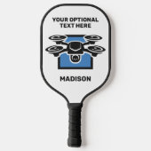 Benutzerdefinierter Text-Drossel Pickleball Schläger (Rückseite)