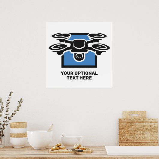 Benutzerdefinierter Text-Drossel Poster (Küche)