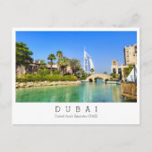 Benutzerdefinierter Text, Dubai, Postkarte der Ver (Vorderseite)