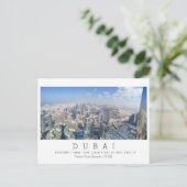 Benutzerdefinierter Text, Dubai, Postkarte der Ver (Stehend Vorderseite)