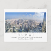Benutzerdefinierter Text, Dubai, Postkarte der Ver (Vorderseite)