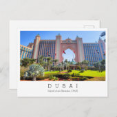 Benutzerdefinierter Text, Dubai, Postkarte der Ver (Vorne/Hinten)