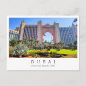 Benutzerdefinierter Text, Dubai, Postkarte der Ver (Vorderseite)