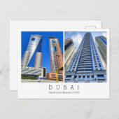 Benutzerdefinierter Text, Dubai, Postkarte der Ver (Vorne/Hinten)