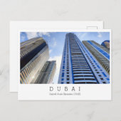 Benutzerdefinierter Text, Dubai, Postkarte der Ver (Vorne/Hinten)