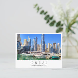 Benutzerdefinierter Text, Dubai, Postkarte der Ver
