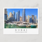 Benutzerdefinierter Text, Dubai, Postkarte der Ver (Vorderseite)