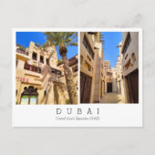 Benutzerdefinierter Text, Dubai, Postkarte der Ver (Vorderseite)