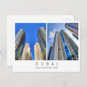 Benutzerdefinierter Text, Dubai, Postkarte der Ver (Vorne/Hinten)