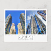 Benutzerdefinierter Text, Dubai, Postkarte der Ver (Vorderseite)