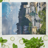 Benutzerdefinierter Text Edinburgh Schottland Geschirrtuch (Gefaltet)