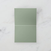 Benutzerdefinierter Text Eleganter Wasserfarben-Ch (Innenseite)