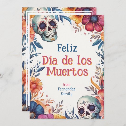 💀 Benutzerdefinierter Text Eternal Celebration Gr (Vorne/Hinten)