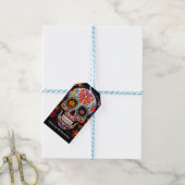 Benutzerdefinierter Text 💀 Exquisite Día de Muert Geschenkanhänger (Mit Garn)