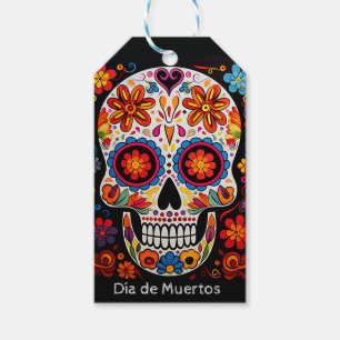 Benutzerdefinierter Text 💀 Exquisite Día de Muert Geschenkanhänger