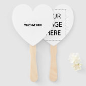 Benutzerdefinierter Text Fächer (Vorne und Hinten)