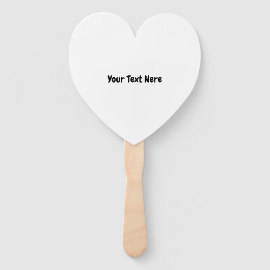 Benutzerdefinierter Text Fächer (Vorderseite)