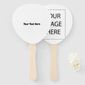 Benutzerdefinierter Text Fächer (Vorne und Hinten)