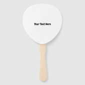 Benutzerdefinierter Text Fächer (Vorderseite)