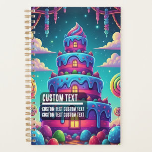 Benutzerdefinierter Text Fantasy Sweet Treat Tower Planer