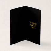 Benutzerdefinierter Text Farbiger Jazzplayer (Innenseite)