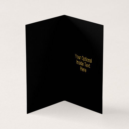 Benutzerdefinierter Text Farbiger Jazzplayer (Innenseite)