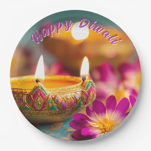 Benutzerdefinierter Text, festes Flickwerk Pappteller (Vorderseite)