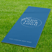 Benutzerdefinierter Text-Firmenlogo Geschenk Ozean Yogamatte