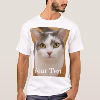 Benutzerdefinierter Text Foto Personalisiert T-Shirt