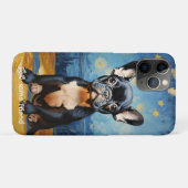 🐕 benutzerdefinierter Text, französischer Welpe Case-Mate iPhone Hülle (Rückseite (Horizontal))