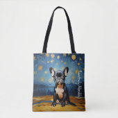 🐕 benutzerdefinierter Text, französischer Welpe Tasche (Vorderseite)