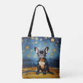 🐕 benutzerdefinierter Text, französischer Welpe Tasche (Rückseite)