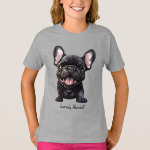 Benutzerdefinierter Text 🐶Frenchie-Welpe T-Shirt