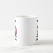 Benutzerdefinierter Text Funny Sweaty Snail Tasse