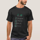 Benutzerdefinierter Text-Funny-T - Shirt - Anpassb (Vorderseite)