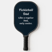 Benutzerdefinierter Text-Funny-Vater Pickleball Schläger (Rückseite)