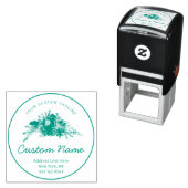 Benutzerdefinierter Text für Apple Cinnamon Herbst Permastempel (Beispiel)