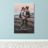 Benutzerdefinierter Text für Bilder und einfache L Leinwanddruck (Insitu (Holzboden))