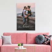 Benutzerdefinierter Text für Bilder und einfache L Leinwanddruck (Insitu (Wohnzimmer))