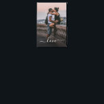 Benutzerdefinierter Text für Bilder und einfache L Leinwanddruck<br><div class="desc">Niedlicher romantischer Liebe-Text in einem stilvollen,  eleganten Typografie-Schriftart geschrieben. Mit der Option,  um personalisieren oder anpassen mit Foto Ihrer Wahl. Einzigartiger Sake,  Geburtstag,  Jubiläum,  Valentinstag-Geschenk oder Weihnachten-kleine Geschenk. Einfach anpassbar mit einem Foto Ihrer Wahl.</div>