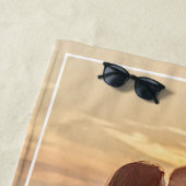 Benutzerdefinierter Text für Bilder und einfache L Strandtuch (Beispiel)