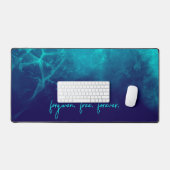 Benutzerdefinierter Text für Coole moderne Christl Schreibtischunterlage (Tastatur & Maus)