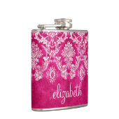 Benutzerdefinierter Text für das Muster des rosa G Flachmann (Rechts)