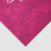 Benutzerdefinierter Text für das Muster des rosa G Seidenpapier (Ausschnitt)