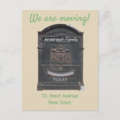 Benutzerdefinierter Text für das Verschieben von A Postkarte (Vorderseite)