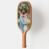 Benutzerdefinierter Text für das vertikale Foto Pickleball Schläger (Links)