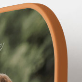 Benutzerdefinierter Text für das vertikale Foto Pickleball Schläger (Linke Seite)