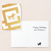 Benutzerdefinierter Text für das Zeichenleopodesig Folienkarte (Anzeige)