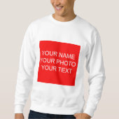 Benutzerdefinierter Text für den Foto Personalisie Sweatshirt (Vorderseite)